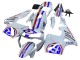 Billigste Honda CBR600RR Motorrad Verkleidung 2003-2004 - Weiss Rot Blau