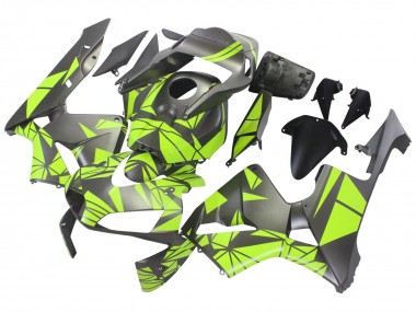 Billigste Honda CBR600RR Motorrad Verkleidung 2003-2004 - Gelb Matt Schwarz