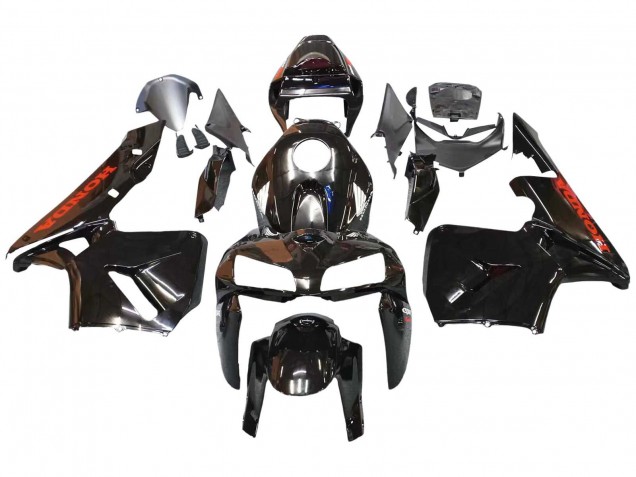 Billigste Honda CBR600RR Motorrad Verkleidung 2005-2006 - Glanzendes Schwarz