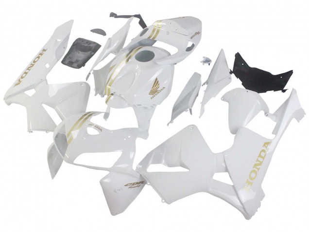 Billigste Honda CBR600RR Motorrad Verkleidung 2005-2006 - Weiss Gold