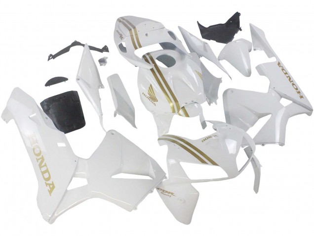 Billigste Honda CBR600RR Motorrad Verkleidung 2005-2006 - Weiss Gold