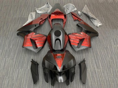 Billigste Honda CBR600RR Motorrad Verkleidung 2005-2006 - Schwarz Rot