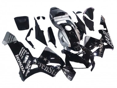 Billigste Honda CBR600RR Motorrad Verkleidung 2005-2006 - Schwarz Silber SevenStars