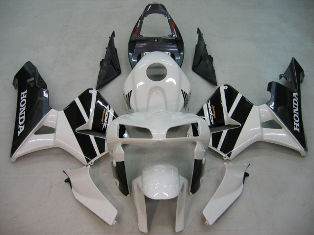 Billigste Honda CBR600RR Motorrad Verkleidung 2005-2006 - Schwarz Weiss Rennen