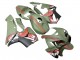 Billigste Honda CBR600RR Motorrad Verkleidung 2005-2006 - Grun Rot Hai