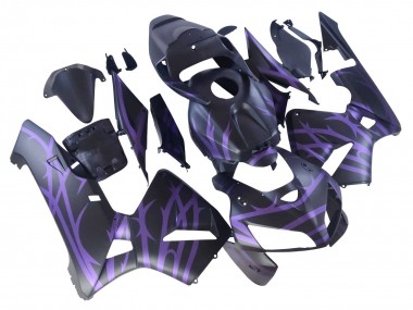 Billigste Honda CBR600RR Motorrad Verkleidung 2005-2006 - Matt Schwarz Lila