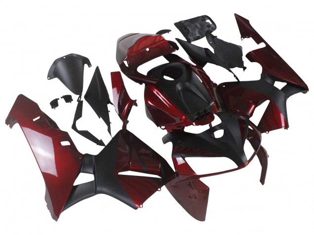 Billigste Honda CBR600RR Motorrad Verkleidung 2005-2006 - Rot Schwarz