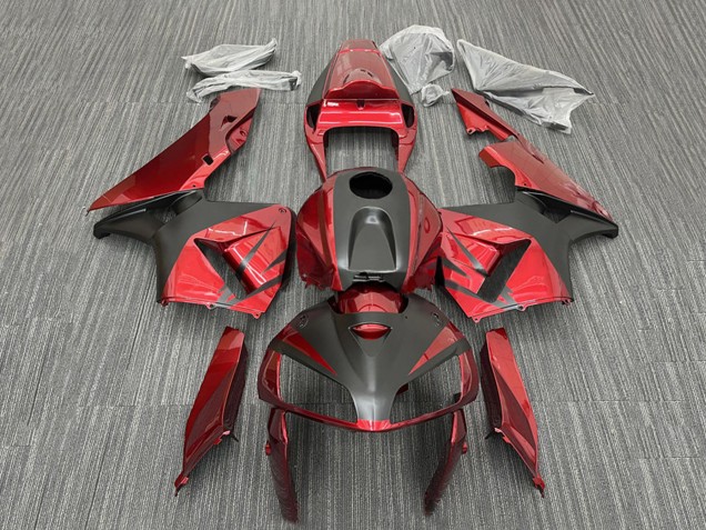 Billigste Honda CBR600RR Motorrad Verkleidung 2005-2006 - Rot Schwarz
