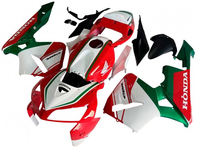 Billigste Honda CBR600RR Motorrad Verkleidung 2005-2006 - Rot Weiss Grun