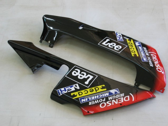Billigste Honda CBR600RR Motorrad Verkleidung 2005-2006 - Rot Weiss Blau Denso