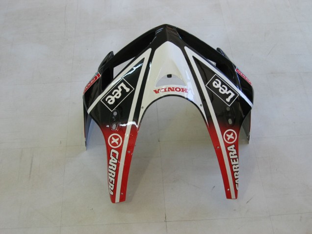 Billigste Honda CBR600RR Motorrad Verkleidung 2005-2006 - Rot Weiss Blau Denso