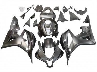 Billigste Honda CBR600RR Motorrad Verkleidung 2007-2008 - Silber Glanzendes Schwarz