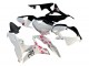 Billigste Honda CBR600RR Motorrad Verkleidung 2007-2008 - Weiss Cherry Blossom Glanzendes Schwarz Geteiltes