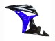 Billigste Honda CBR600RR Motorrad Verkleidung 2007-2008 - Weiss Blau Glanzendes Schwarz