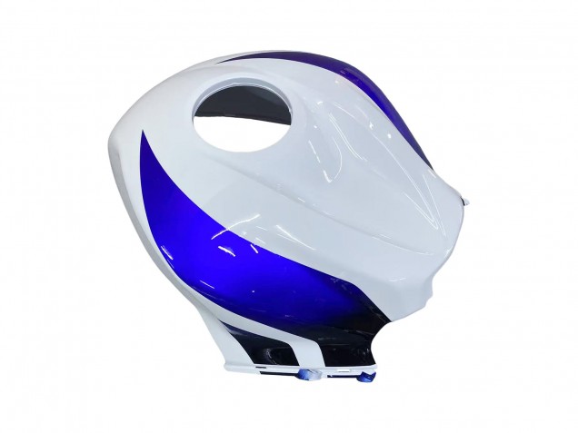 Billigste Honda CBR600RR Motorrad Verkleidung 2007-2008 - Weiss Blau Glanzendes Schwarz
