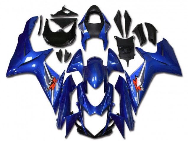 Billigste Suzuki GSXR 600/750 Motorrad Verkleidung 2011-2024 - Blau