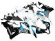 Billigste Honda CBR600RR Motorrad Verkleidung 2007-2008 - Weiss Hellblau Glanzendes Schwarz