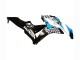 Billigste Honda CBR600RR Motorrad Verkleidung 2007-2008 - Weiss Hellblau Glanzendes Schwarz
