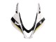 Billigste Honda CBR600RR Motorrad Verkleidung 2007-2008 - Weiss Gold Glanzendes Schwarz Playboy