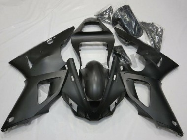 Billigste Yamaha YZF R1 Motorrad Verkleidung 2000-2001 - Matt Schwarz