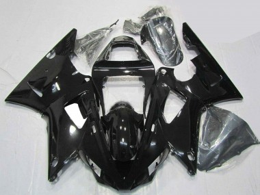 Billigste Yamaha YZF R1 Motorrad Verkleidung 2000-2001 - Glanzendes Schwarz