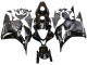 Billigste Honda CBR600RR Motorrad Verkleidung 2009-2012 - Glanzendes Schwarz Matt Schwarz