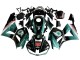 Billigste Honda CBR600RR Motorrad Verkleidung 2013-2023 - Blau Grun Blau Glanzendes Schwarz Petronas 20