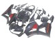 Billigste Honda CBR600RR Motorrad Verkleidung 2013-2023 - Schwarzes Carbonfaser Rot