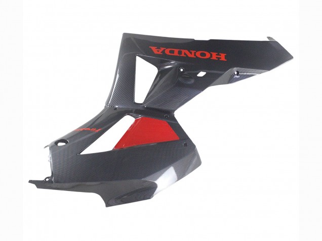 Billigste Honda CBR600RR Motorrad Verkleidung 2013-2023 - Schwarzes Carbonfaser Rot