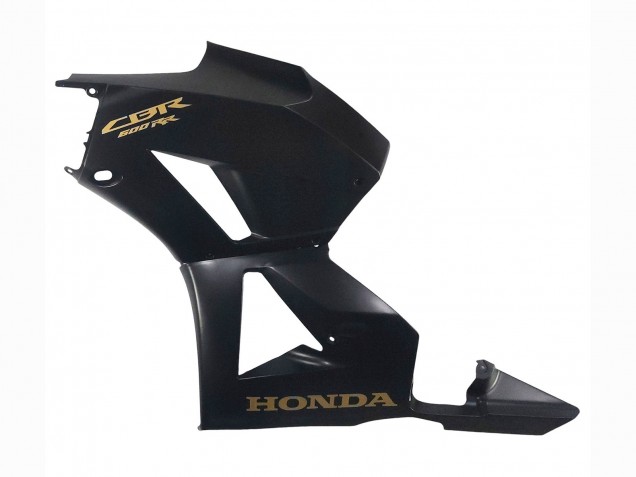 Billigste Honda CBR600RR Motorrad Verkleidung 2013-2023 - Matt Schwarz Gold Aufkleber