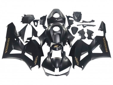 Billigste Honda CBR600RR Motorrad Verkleidung 2013-2023 - Matt Schwarz Gold Aufkleber