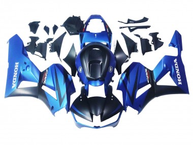Billigste Honda CBR600RR Motorrad Verkleidung 2013-2023 - Blau Matt Schwarz Rennen