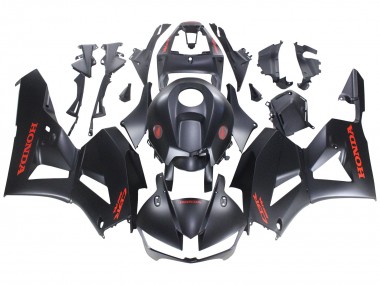 Billigste Honda CBR600RR Motorrad Verkleidung 2013-2023 - Matt Schwarz Rot Aufkleber