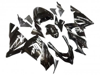 Billigste Kawasaki ZX10R Motorrad Verkleidung 2004-2005 - Glanzendes Schwarz Ninja