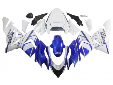 Billigste Kawasaki ZX10R Motorrad Verkleidung 2004-2005 - Schwarz Weiss