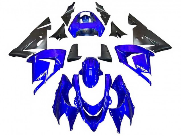 Billigste Kawasaki ZX10R Motorrad Verkleidung 2004-2005 - Blau Schwarz Ninja