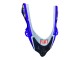 Billigste Kawasaki ZX10R Motorrad Verkleidung 2004-2005 - Glanzendes Blau Weiss Fiat Motul