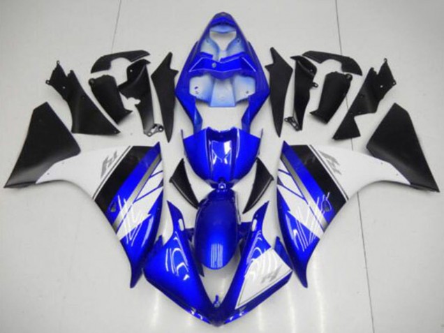 Billigste Yamaha YZF R1 Motorrad Verkleidung 2009-2011 - Blau Weiss Matt Schwarz