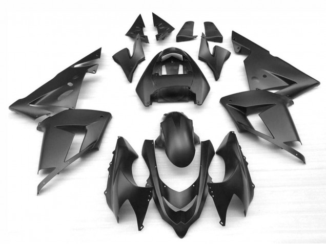 Billigste Kawasaki ZX10R Motorrad Verkleidung 2004-2005 - Matt Schwarz