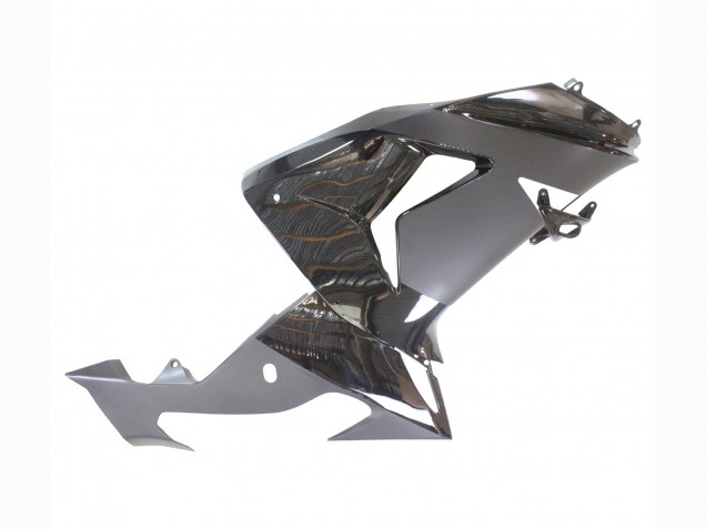 Billigste Kawasaki ZX10R Motorrad Verkleidung 2006-2007 - Matt Schwarz Glanzendes Schwarz