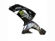 Billigste Kawasaki ZX10R Motorrad Verkleidung 2006-2007 - Grau Gelb Glanzendes Schwarz Monster Elf
