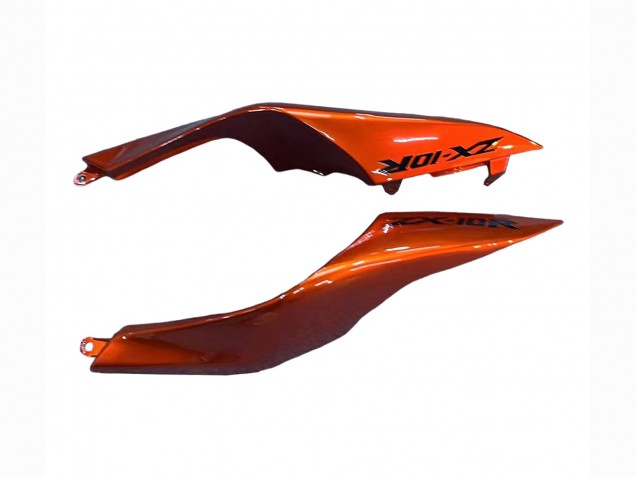 Billigste Kawasaki ZX10R Motorrad Verkleidung 2008-2010 - Burnt Orange Schwarz