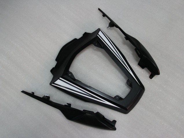 Billigste Kawasaki ZX10R Motorrad Verkleidung 2011-2015 - Glanzendes Schwarz Weiss Elf Schnee Aufkleber