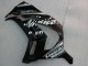 Billigste Kawasaki ZX10R Motorrad Verkleidung 2011-2015 - Glanzendes Schwarz Weiss Elf Schnee Aufkleber