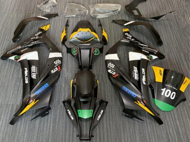 Billigste Kawasaki ZX10R Motorrad Verkleidung 2011-2015 - Matt Schwarz Weiss Gelb Grun Elf Trick Star Frtr 100