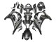 Billigste Kawasaki ZX10R Motorrad Verkleidung 2011-2015 - Matt Schwarz Grun Elf