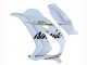 Billigste Kawasaki ZX10R Motorrad Verkleidung 2016-2020 - Weiss Gold Schwarz