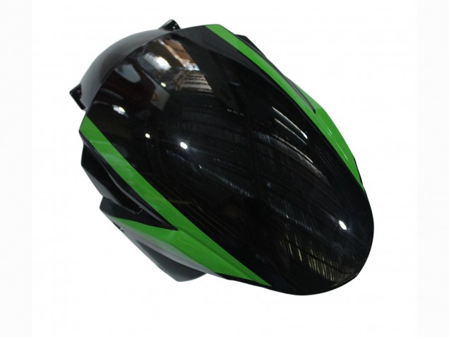Billigste Kawasaki ZX10R Motorrad Verkleidung 2021-2025 - Grun Glanzendes Schwarz