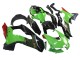 Billigste Kawasaki ZX10R Motorrad Verkleidung 2021-2025 - Grun Schwarz Rot Bienenwabe