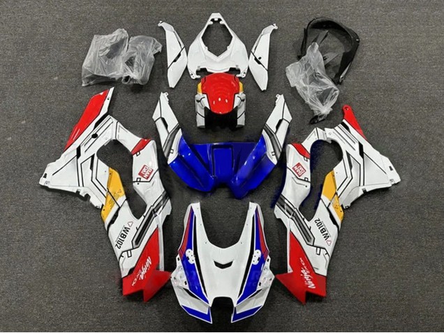 Billigste Kawasaki ZX10R Motorrad Verkleidung 2021-2025 - Weiss Rot Blau Gelb WB102